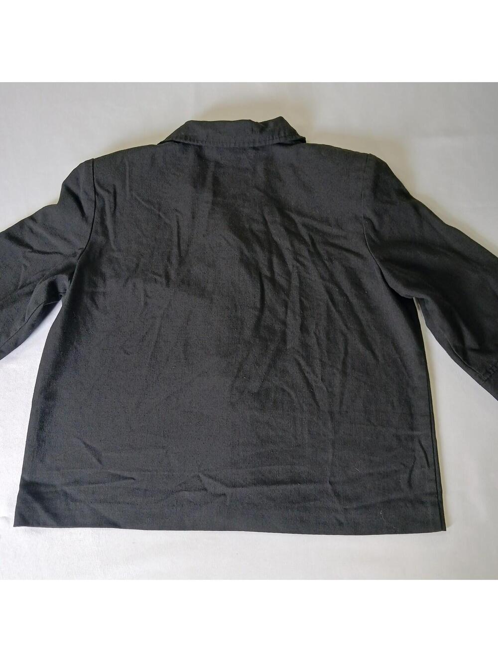 Vintage Vermont Country Store Women's Black Blazer Jacket Size Medium Chest 42 - Picture 16 of 16
